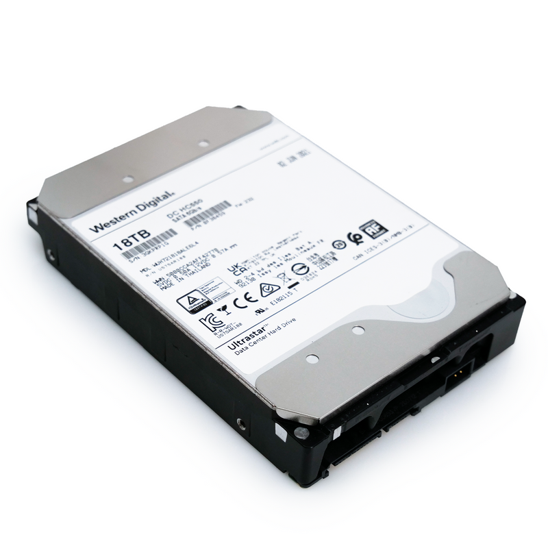 Western Digital Ultrastar DC HC550 WUH721818ALE6L4 0F38459 18TB 7.2K RPM SATA 6Gb/s 512e 512MB 3.5" Refurbished HDD