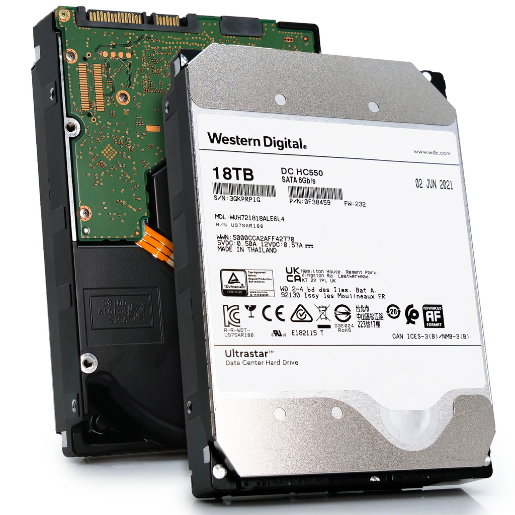 WD Ultrastar DC HC550 WUH721818ALE6L4 0F38459 18TB SATA 3.5 HDD WD Ultrastar DC HC550 WUH721818ALE6L4 0F38459 18TB SATA 3.5 HDD