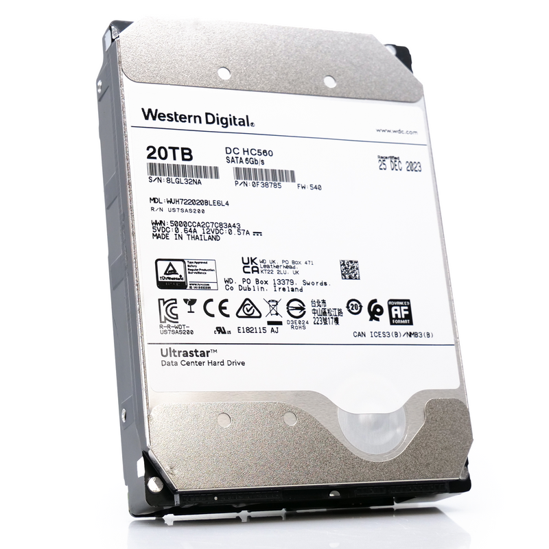 Western Digital Ultrastar DC HC560 WUH722020BLE6L4 20TB SATA 3.5 Western Digital Ultrastar DC HC560 WUH722020BLE6L4 20TB SATA 3.5