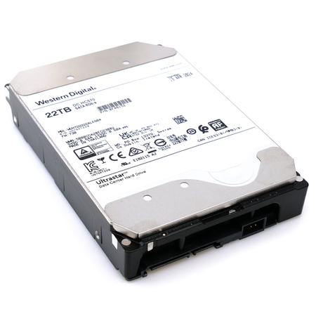 Western Digital Ultrastar HC570 WUH722222ALE604 0F48152 22TB 7.2K RPM SATA 6Gb/s 512e Power Disable 3.5in Refurbished HDD