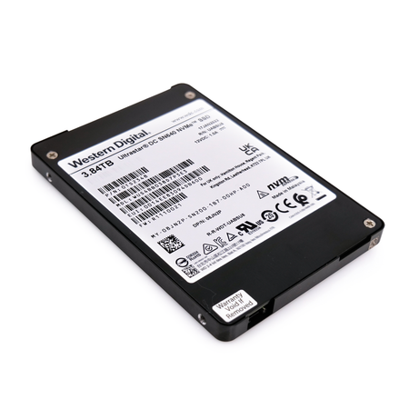 Western Digital/Dell Ultrastar DC SN640 WUS4BB038D7P3E3 0TS2088 3.84TB PCIe Gen3 x4 4GB/s 3D TLC U.2 NVMe 2.5in Solid State Drive