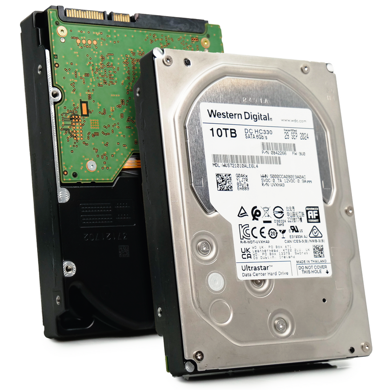 Western Digital Ultrastar DC HC330 WUS721010ALE6L4 0B42266 10TB 7.2K RPM SATA 6Gb/s 512e 256MB 3.5" SE Manufacturer Recertified HDD