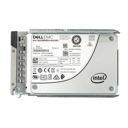 Dell G14 X31G3 SSDSC2KG960G8R 960GB SATA 6Gb/s 3DWPD Mixed Use 2.5in Refurbished SSD