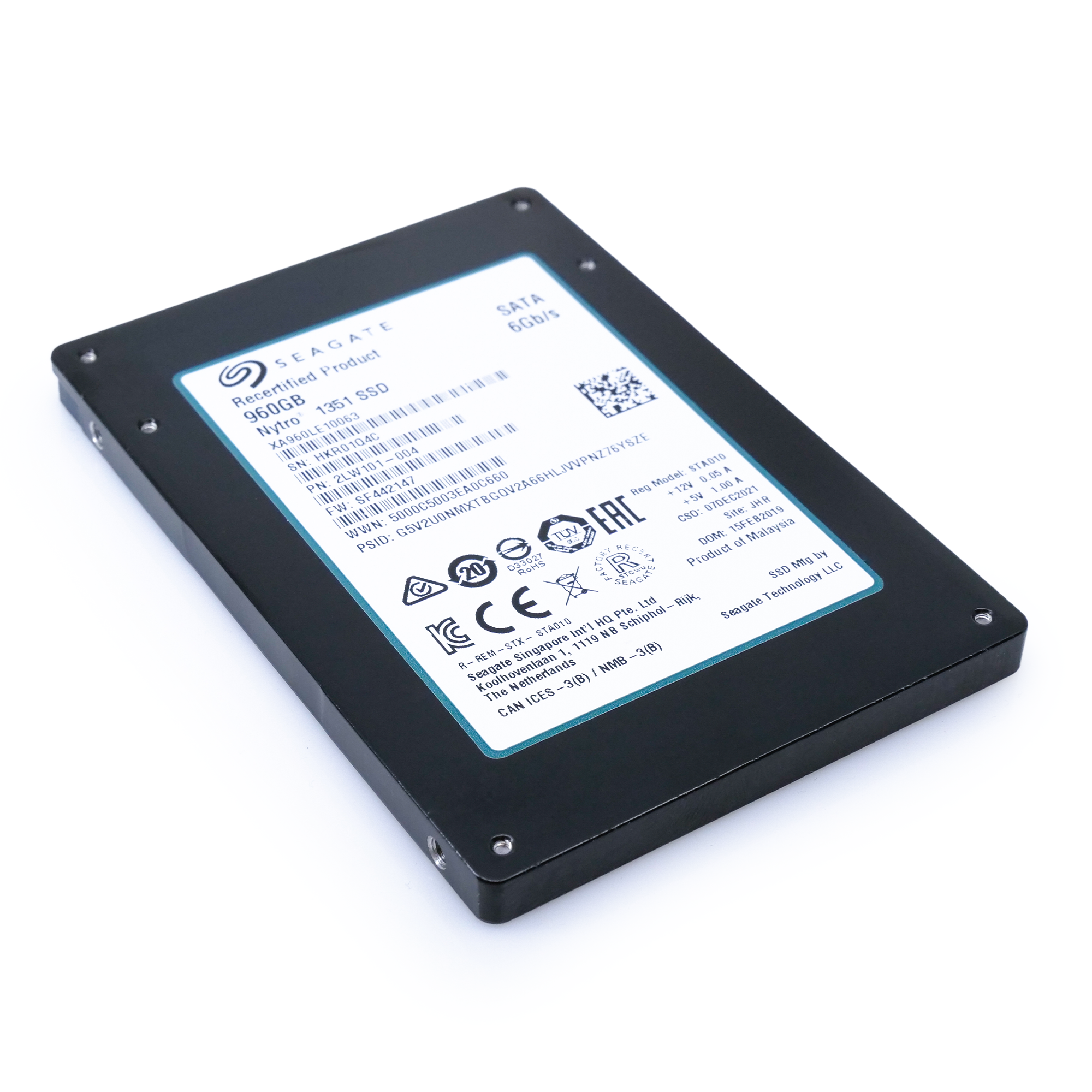 Seagate Nytro 1351 XA960LE10063 960GB SATA 6Gb/s 2.5" Manufacturer Recertified SSD