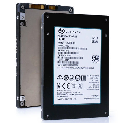 Seagate Nytro 1351 XA960LE10063 960GB SATA 6Gb/s 2.5" Manufacturer Recertified SSD