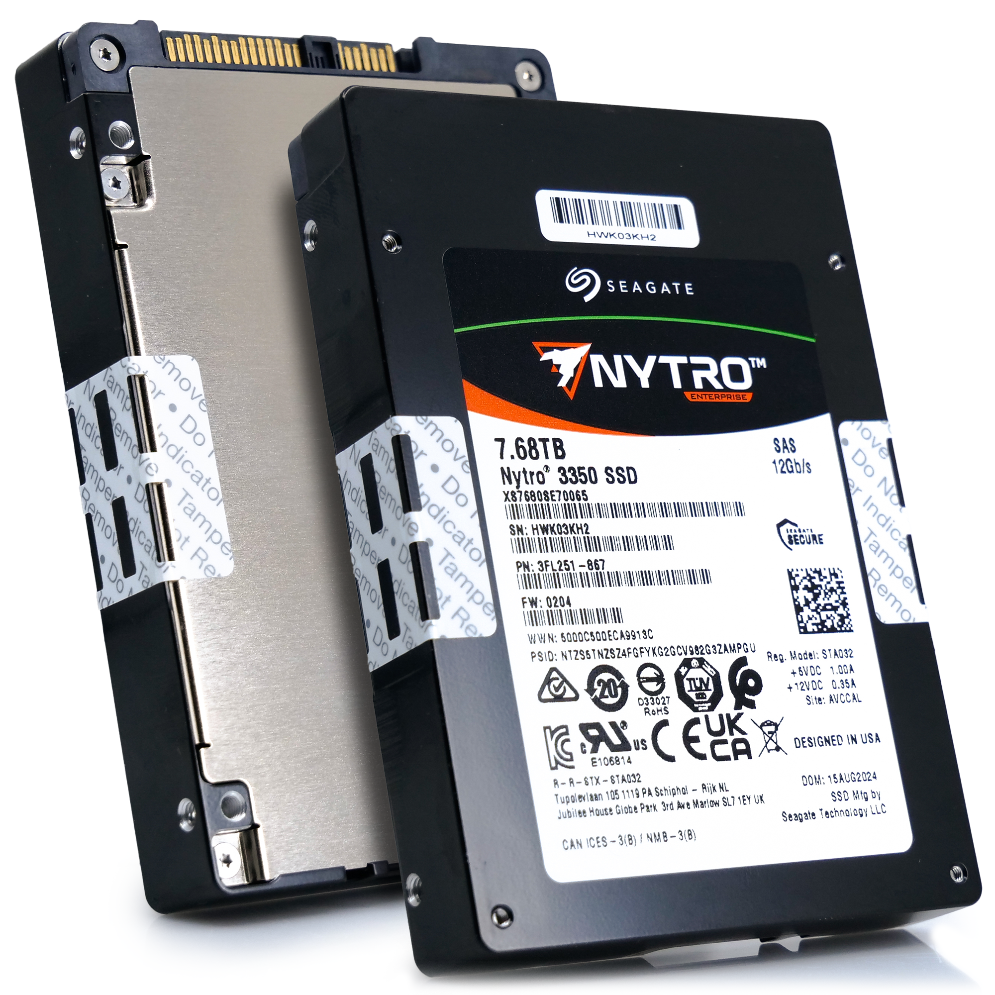 Seagate Nytro XS7680SE70065 7.68TB SAS 12Gb/s 3D eTLC 2.5in Enterprise Solid State Drive - TAA-Compliant