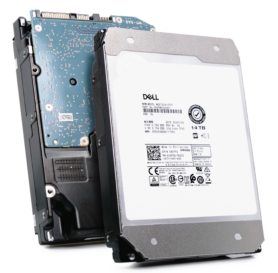 Dell/Toshiba MG07SCA MG07SCA14TEY HDEPM40DAB51 14TB 7.2K RPM SAS 12Gb/s 512e 3.5in Refurbished HDD