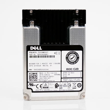 Toshiba Enterprise SSD PX05SMB080Y 800GB 10 DWPD SAS-3 12Gb/s MLC 2.5in Recertified Solid State Drive