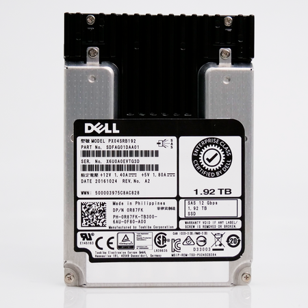 Toshiba Enterprise SSD PX04SRB192 1.92TB 1 DWPD SAS-3 12Gb/s MLC 2.5in Solid State Drive