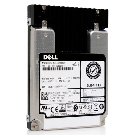 Kioxia Enterprise SSD PX05SVB384Y 3.84TB 3 DWPD SAS-3 12Gb/s MLC 2.5in Refurbished SSD