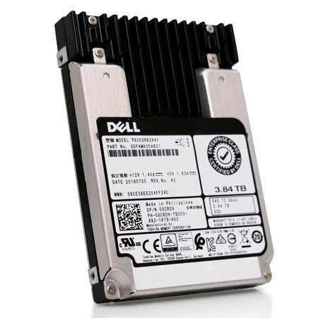 Kioxia PX05SRB384Y 3.84TB 1 DWPD SAS-3 12Gb/s Read Intensive MLC 2.5in Solid State Drive