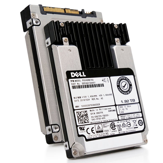 Toshiba Enterprise SSD PX04SRB192 1.92TB 1 DWPD SAS-3 12Gb/s MLC 2.5in Refurbished SSD