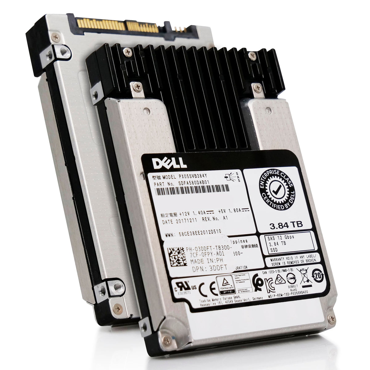 Kioxia Enterprise SSD PX05SVB384Y 3.84TB SAS-3 2.5