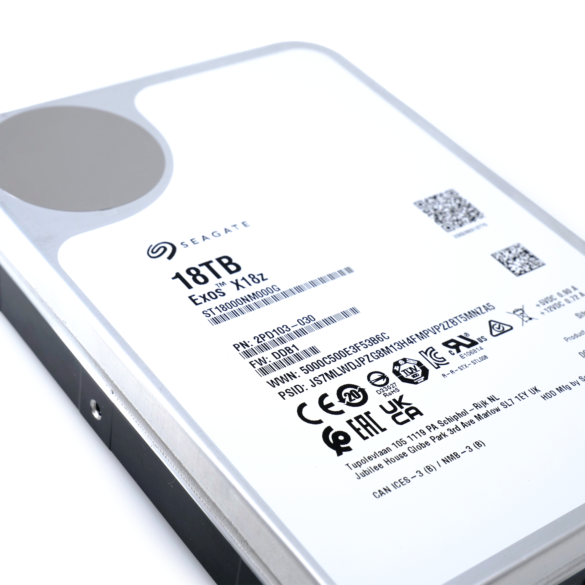 Seagate Exos X18z Host Managed SMR ST18000NM000G 18TB 7.2K RPM SATA 6Gb/s 512e 3.5in Hard Drive