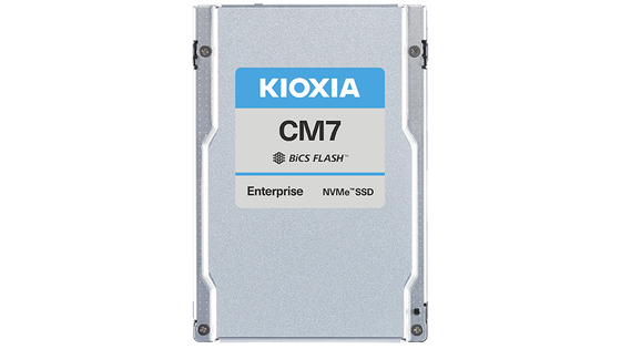 Kioxia CM7-R KCM7XRUG15T3 0DX2PD 15.36TB 1DWPD PCIe Gen 4.0 x4 8GB/s U.2 NVMe Read Intensive 3D TLC 2.5in Refurbished SSD