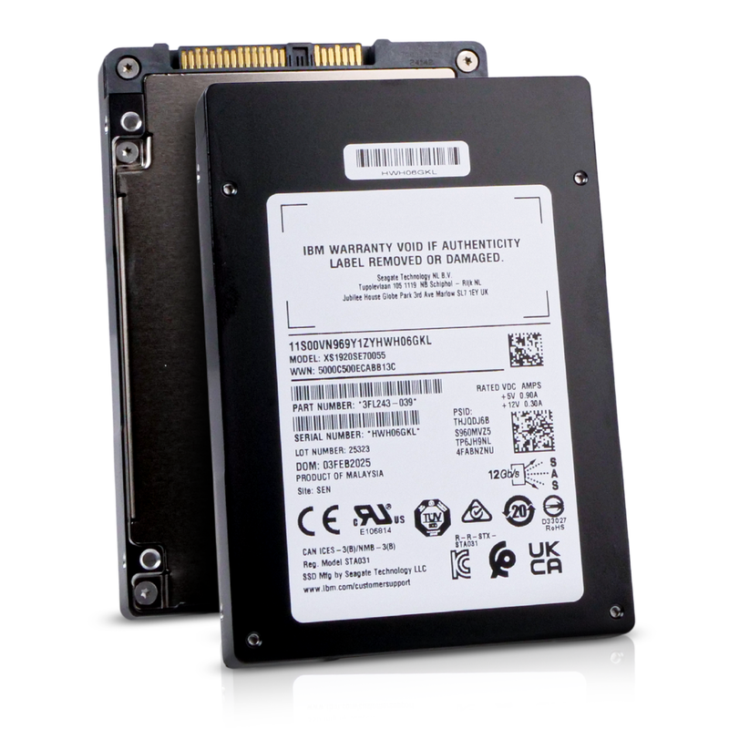 IBM/Seagate Nytro 3350 XS1920SE70055 1.92TB 1 DWPD SAS 12Gb/s 3D eTLC 2.5in Read Intensive SSD
