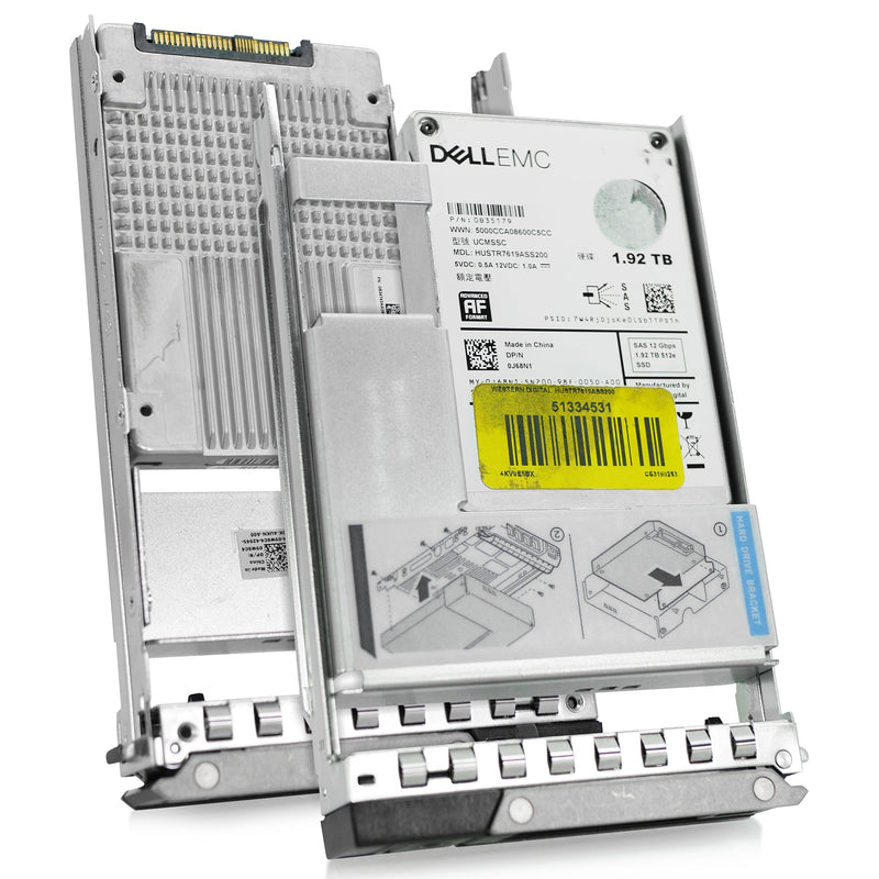 Dell G14 0J68N1 1.92TB 1 DWPD SAS 12Gb/s MLC Hybrid 3.5in Refurbished SSD