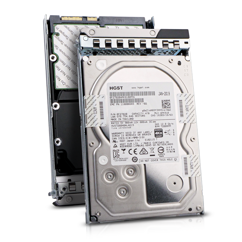 Dell G14 118000265 4TB 7.2K RPM SAS 12Gb/s 4Kn 128MB 3.5in Refurbished HDD