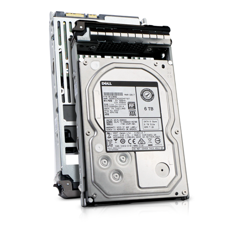 Dell G13 0908XX 6TB 7.2K RPM SATA 6Gb/s 512e 128MB 3.5in Refurbished HDD