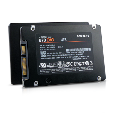 Samsung 870 EVO MZ7L34T0HBLA 4TB SATA 6Gb/s 2.5" SSD, Combine View