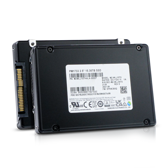 Samsung PM1733 MZWLJ15THALA-00007 15.36TB NVMe PCIe Gen 4.0 U.2 2.5" SSD, Combine View