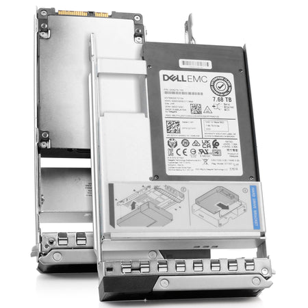 Dell G14 02THYF 7.68TB 1 DWPD SAS 12Gb/s 3D eTLC Hybrid 3.5in Refurbished SSD