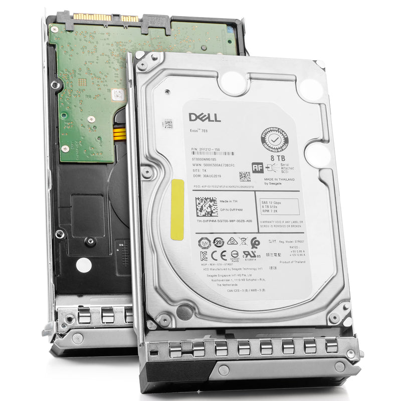 Dell G14 0VFP4M 8TB 7.2K RPM SAS 12Gb/s 512e 256MB 3.5in Refurbished HDD