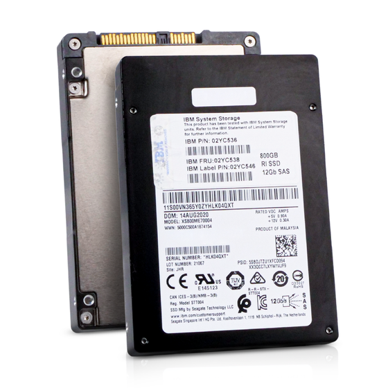 IBM / Seagate XS800ME70004 800GB SAS 12Gb/s 2.5" SSD, Combine View