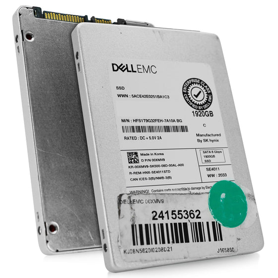 SK Hynix 1.92TB SATA SSD, front and rear sides shown together
