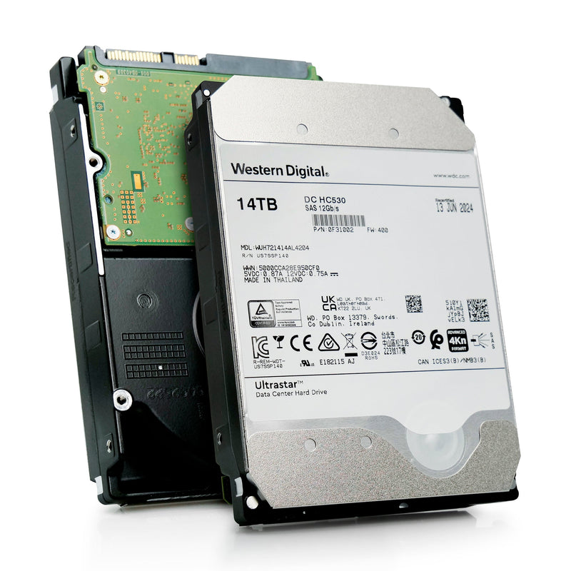 Western Digital Ultrastar DC HC530 WUH721414AL4204 0F31002 14TB 7.2K RPM SAS 12Gb/s 4kn 3.5in Refurbished HDD
