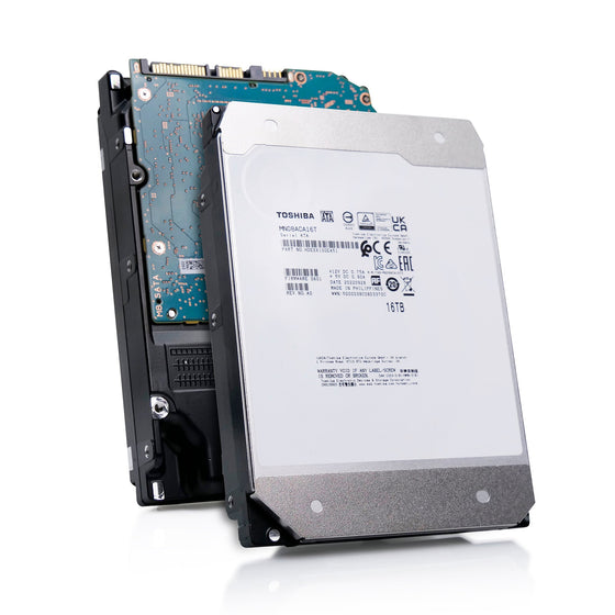 Toshiba MN08 MN08ACA16T 16TB 7.2K RPM SATA 6Gb/s 512e 3.5in Recertified Hard Drive