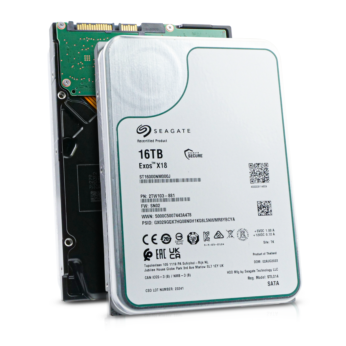 Seagate Exos X18 ST16000NM000J 16TB SATA 3.5