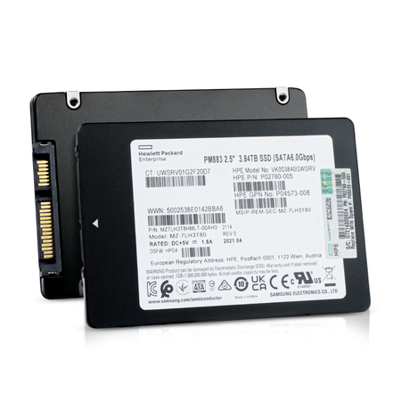 HP Samsung PM883 MZ7LH3T8HMLT 3.84TB SATA 6Gb/s 2.5" SSD, Combine View
