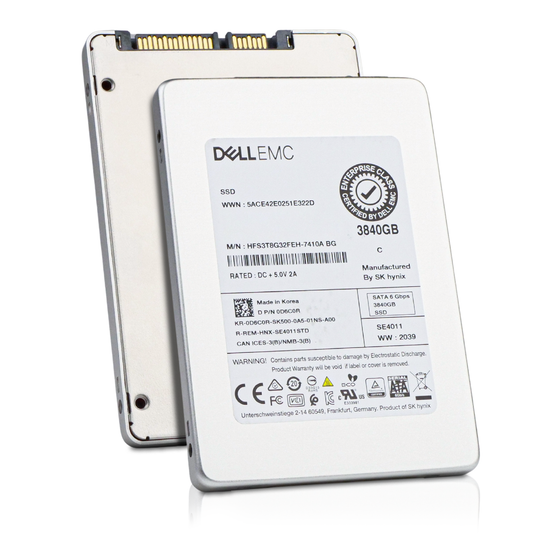 Dell/SK Hynix SE4011 HFS3T8G32FEH-7410A 3.84TB SATA 6Gb/s 512e 3D TLC 2.5" Combine View