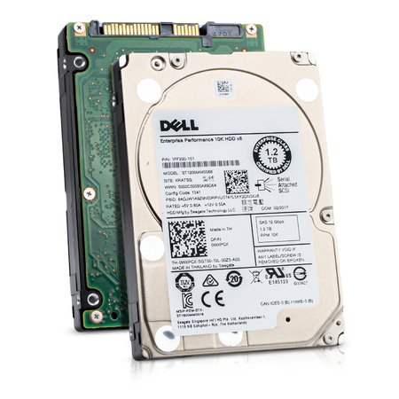 Dell/Seagate v8 ST1200MM0088 1FF200-151 1.2TB 10K RPM SAS 12Gb/s 512n 128MB 2.5in Refurbished HDD