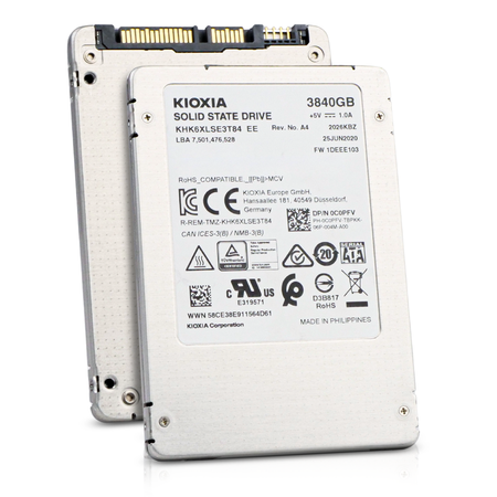 Kioxia KHK6XLSE3T84 3.84TB SATA 6Gb/s 2.5" SSD, Combine View