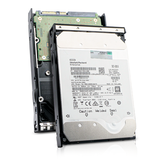 HP Generation 11 MB010000JWAYK 869349-002 10TB 7.2K RPM SAS 12Gb/s 512e 256MB 3.5" HDD, Combine View