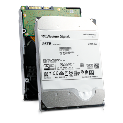 Western Digital Ultrastar DC HC590 WUH722626ALE601 0F65685 26TB 7.2K RPM SATA 6Gb/s 512e 512MB Power Disable 3.5in Recertified HDD