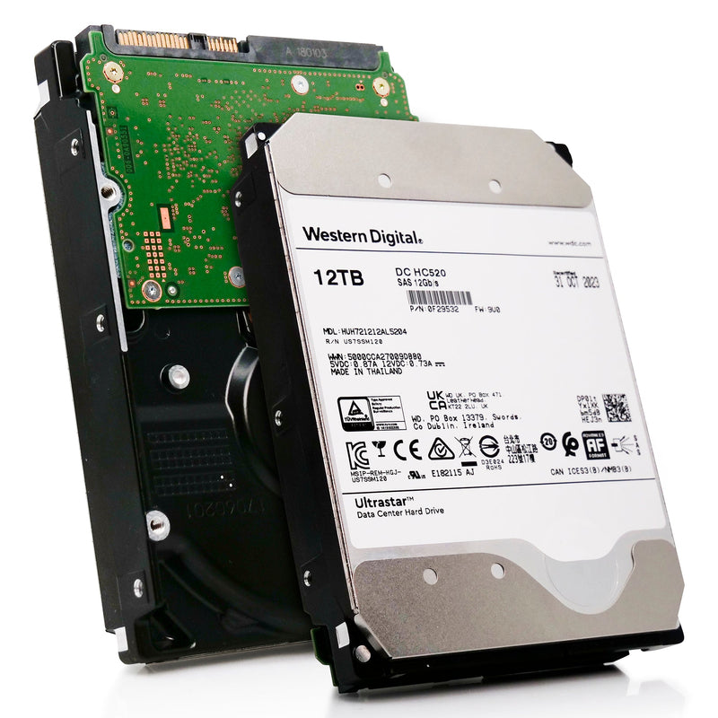 HGST Ultrastar He12 HUH721212AL5204 0F29532 12TB 7.2K RPM SAS 12Gb/s 512e 256MB 3.5" SE Manufacturer Recertified HDD