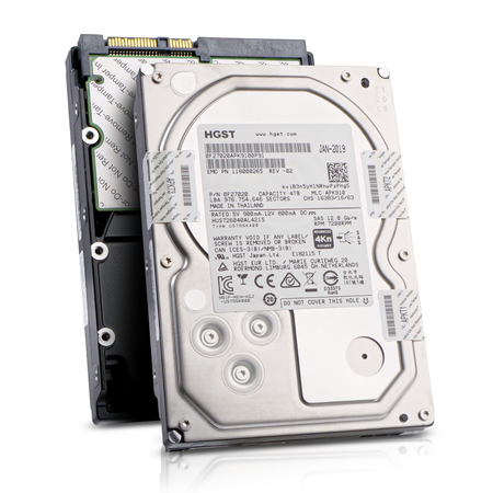 HGST/Dell Ultrastar 7K6000 HUS726040AL4215 0F22824 4TB 7.2K RPM SAS 12Gb/s 4Kn 128MB 3.5in Refurbished HDD
