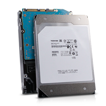 Toshiba MG Series MG07ACA14TE 14TB 7.2K RPM SATA 6Gb/s 512e 3.5in Refurbished HDD
