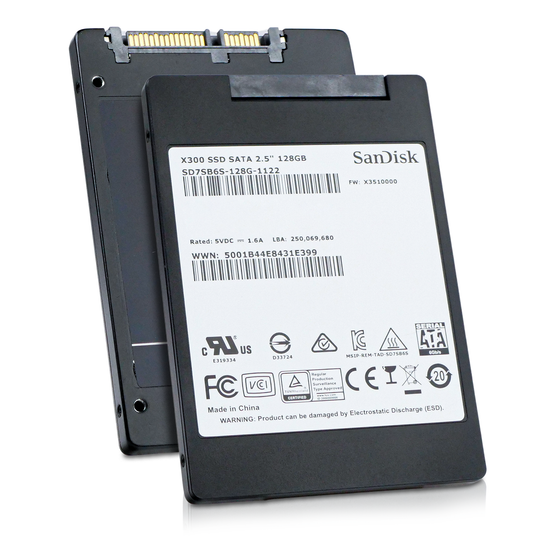 SanDisk X300 SD7SB6S-128G-1122 128GB SATA 6 Gb/s TLC 2.5" SSD, Combine View