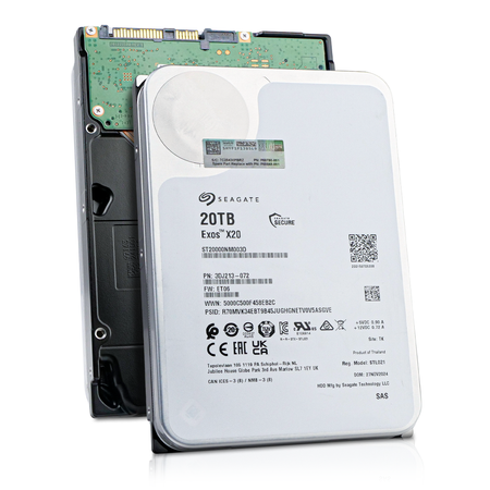 HP/Seagate Exos X20 ST20000NM003D 20TB 7.2K RPM SAS 12Gb/s 512e 256MB 3.5" HDD, Combine View