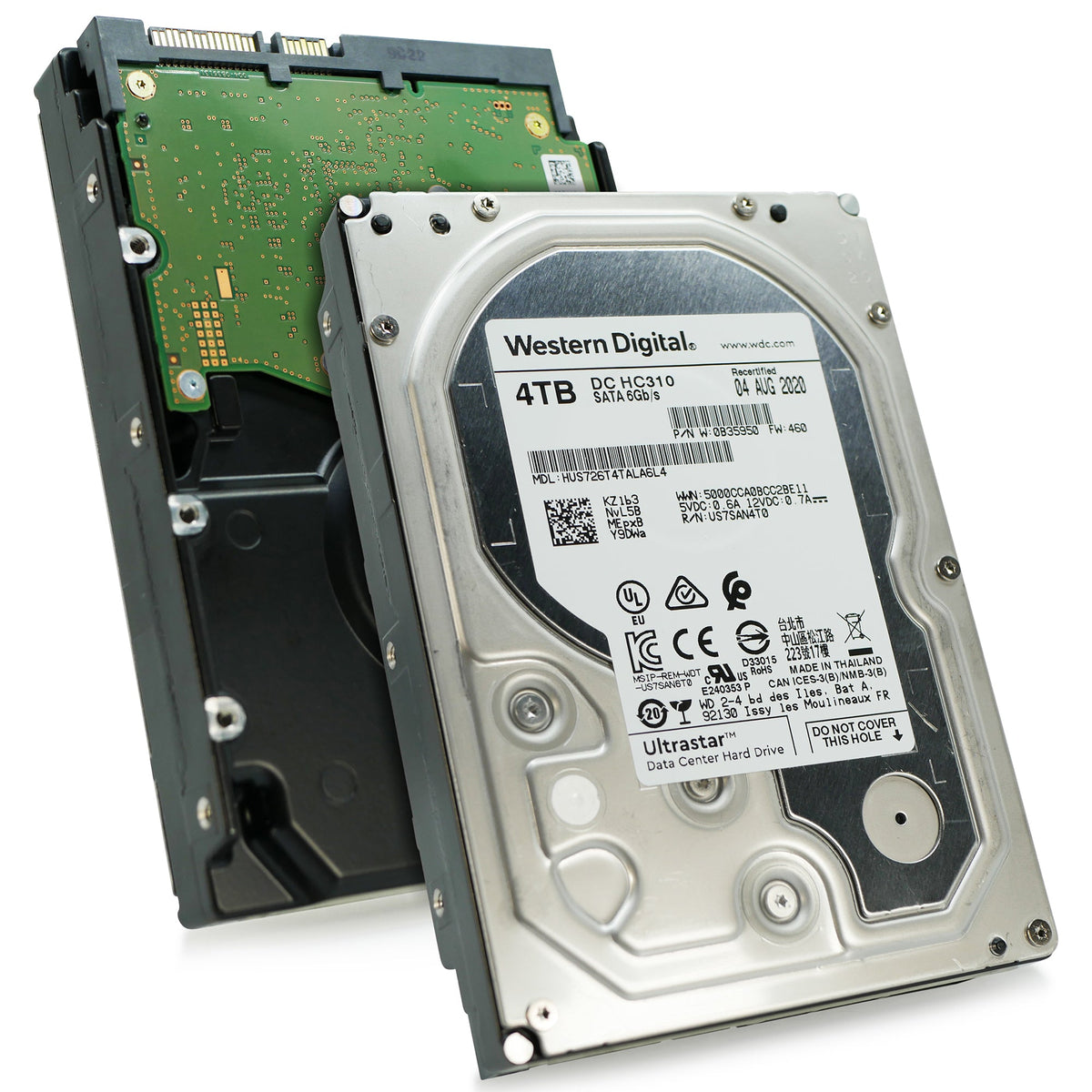【未使用】3.5インチ SATA HDD 4TB HUS726T4TALA6L4 Western Digital Ultrastar DC HC310 HUS726T4TALA6L4 4TB SATA 3.5