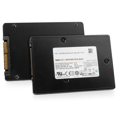 Seagate PM983 MZ-QLB1T90 MZQLB1T9HAJR-00007 1.92TB PCIe Gen 3.0 x4 4GB/s 2.5in Refurbished SSD
