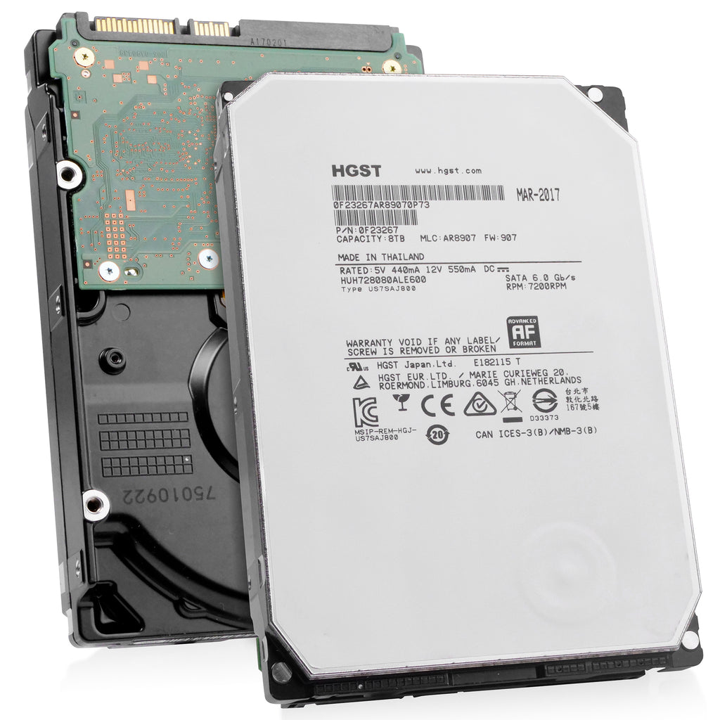 HGST Ultrastar He8 HUH728080ALE600 0F23267 8TB SATA 3.5 HDD
