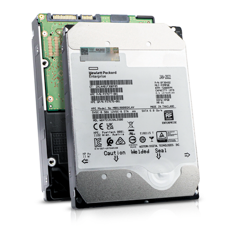 HP/Western Digital Ultrastar DC HC550 WUH721818ALE600 0F38492 18TB 7.2K RPM SATA 6Gb/s 512e 512MB Power Disable 3.5in Refurbished HDD