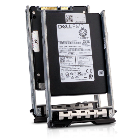 Dell G13 0GYGVV 1.92TB 1.5 DWPD SATA 6Gb/s 3D TLC 512e 2.5in SSD