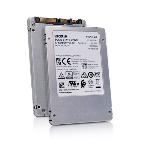Dell/Kioxia HK6-DC KHK6XLSE1T92 1.92TB SATA 6Gb/s 3D TLC 2.5in Refurbished SSD
