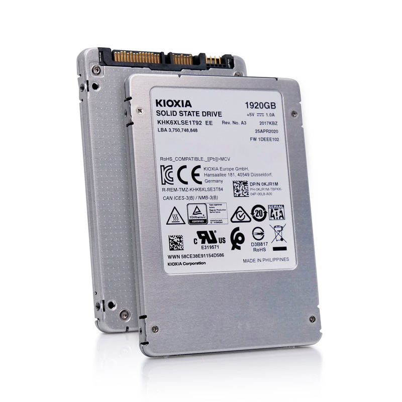 Dell/Kioxia HK6-DC KHK6XLSE1T92 1.92TB SATA 6Gb/s 3D TLC 2.5in Refurbished SSD